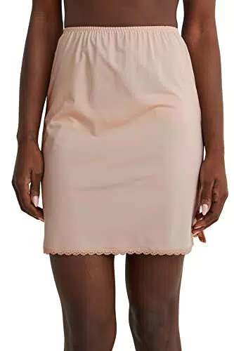 C&A Damen Hüftslip Unterwäsche Nylon Hellbeige