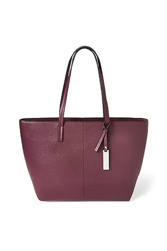 C&A Damen Shopper-Tasche Unifarben bordeaux 1 size