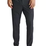 C&A Herren Chino Viskose|Polyester|Stretch Hosen Unifarben dunkelblau