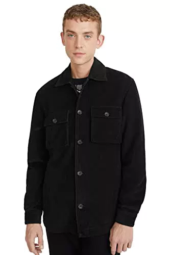 C&A Herren Hemd Langärmelig schwarz 2X
