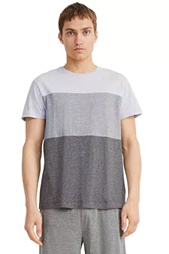 C&A Herren Shorty Set Regular Fit Unifarben Baumwolle dunkelgrau