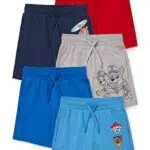 C&A Kinder Jungen Shorts Baumwolle Regular Multipack|5er Pack Paw Patrol dunkelblau 116