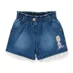 C&A Kinder Mädchen Shorts Stretch|Baumwolle|Denim Die Eiskönigin Jeans-hellblau 122