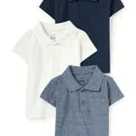 C&A Multipack 3er - Baby-Poloshirt cremeweiß 86