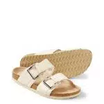 C&A Sandalen - Lederimitat hellbeige 41