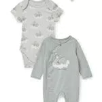 C&A Set Baby Jungen Baumwolle Body Fit Motivprint|Bedruckt mintgrün 56