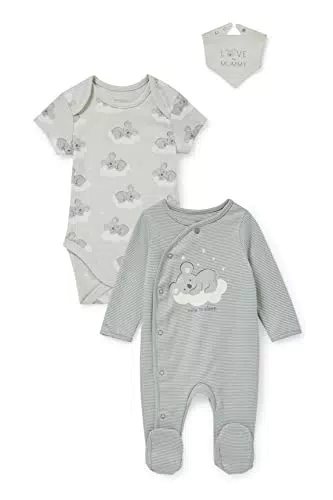 C&A Set Baby Jungen Baumwolle Body Fit Motivprint|Bedruckt mintgrün 56