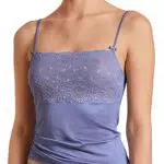 CALIDA Sensual Secrets Spaghetti-Top mit breitem Spitzensaum Damen
