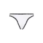 Calvin Klein Damen Bikinihose High Leg Sport, Weiß