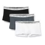 Calvin Klein Herren 3er-Pack Boxershorts 3 PK Low Rise Trunk mit Stretch