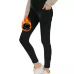 CAMPSNAIL Thermo Leggings Damen-Winter Gefütterte High Waist Leggings mit Innenfleece Sportleggins Lang Warm Yogahose Laufhose