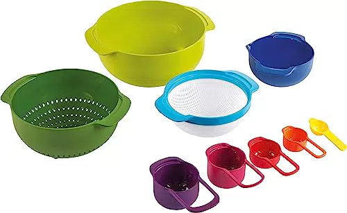 Casdon Joseph Joseph Nest, Buntes Spielzeug-Küchenutensilien-Set für Kinder ab 3 Jahre
