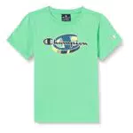 Champion Jungen Legacy Neon Spray-Graphic S/S T-Shirt