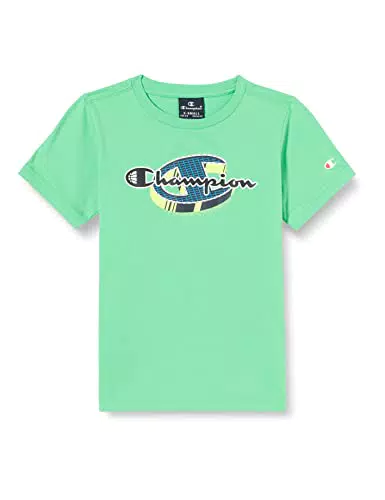 Champion Jungen Legacy Neon Spray-Graphic S/S T-Shirt