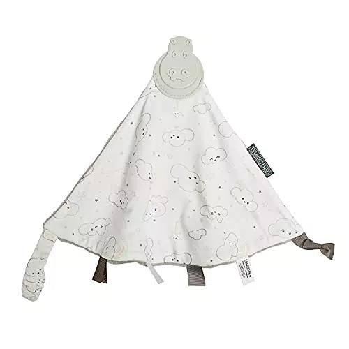 Cheeky Chompers Weiches Baby Schmusetuch, 4 in 1 Comfortchew