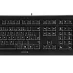 CHERRY Desktop-Set DC 2000 Tastatur und Maus Corded kabelgebunden Spanisches Layout schwarz