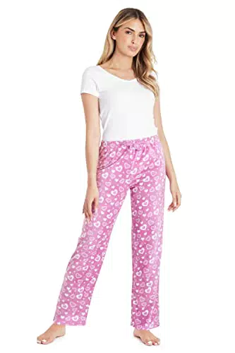 CityComfort Pyjamahose Damen Lang aus Fleece