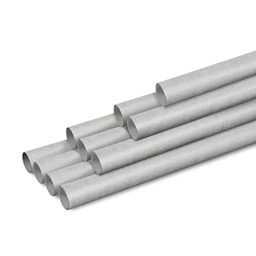 Clairefontaine 95732C Karton mit 10 Rollen gerilltes Kraftpapier 65g