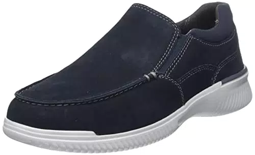 Clarks Herren Donaway Free Slipper, Navy Waxy