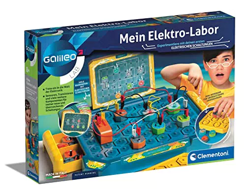 Clementoni Galileo Lab Mein Elektro-Labor, spannender Experimentierkasten