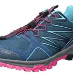 CMP Damen ATIK WMN WP Shoes Trail Running Shoe, DEEP Lake-Purple Fluo