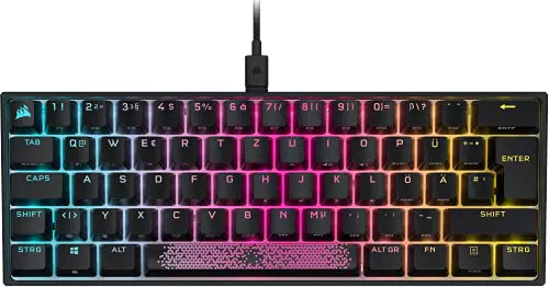 Corsair K65 RGB MINI 60% Mechanische Gaming-Tastatur QWERTZ