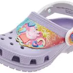 Crocs Unisex Kinder CLS FL I Am Peppa Pig Clog T, Lavender
