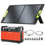 CTECHi Tragbare Powerstation 1210Wh mit 100W Faltbar Solarpanel