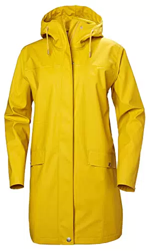 Damen Helly Hansen W Moss Rain Coat, Essential Gelb