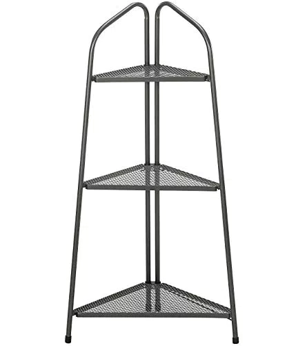 Dehner Eckregal Savoy, ca. 127 x 65.5 x 46.5 cm, Metall