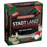 DENKRIESEN - Stadt Land VOLLPFOSTEN - Das Kartenspiel - Christmas Edition - Alle Jahre Wieder. - Stadt-Land-Fluss Familienspiel