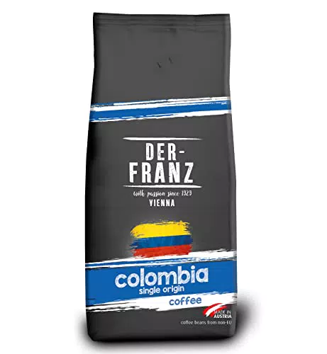 Der-Franz Columbia Single Origin Kaffee, ganze Bohne