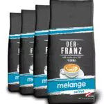 Der-Franz Melange Kaffee, gemahlen, 4 x 1000 g