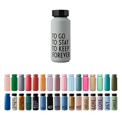 Design Letters Premium Isolierflaschen 500ml, Verwendung als Thermobecher 500ml