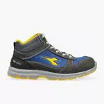 Diadora Unisex Run MID S3 SRC ESD, Castle Rock/Insignia Blue