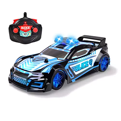 Dickie Toys - RC Police Interceptor - mit Funk-Fernsteuerung für Kinder ab 6 Jahren