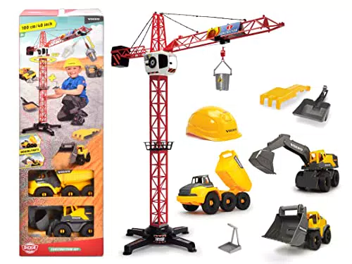 Dickie Toys-Volvo Baustellen-Spielzeug -für Kinder ab 3 Jahren