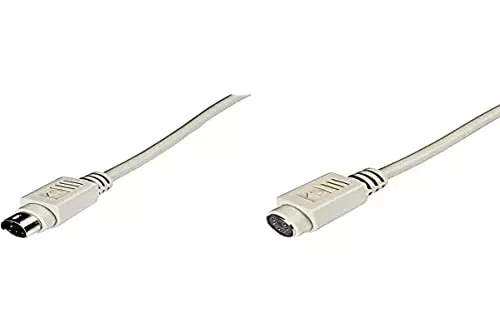Digitus PS/2 Tastatur/Maus Verlaengerungskabel 5.00m Grau