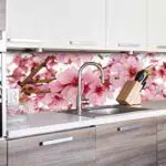 DIMEX Küchenrückwand Folie selbstklebend APFELBLÜTE