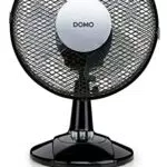 DOMO DO8138 tafelventilator, Schwarz, 23 cm
