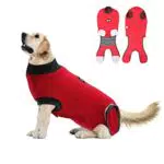 Duuclume Professioneller Haustier-Erholungsanzug Körperanzug nach der Operation Hund Onesie Cone Alternatives Spay Kastrationsanzug Chirurgischer Erholungsanzug - für Hündinnen und Rüden