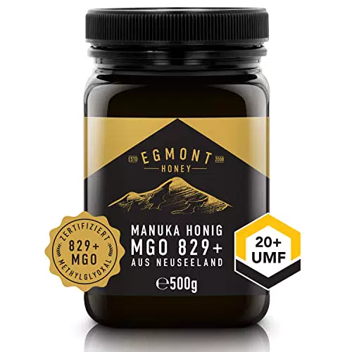 Egmont Honey Manuka Honig MGO 829+ UMF 20+ Original aus Neuseeland UMF 20+ 500g