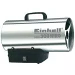 Einhell Heißluftgenerator HGG 300 Niro, Silber, Schwarz