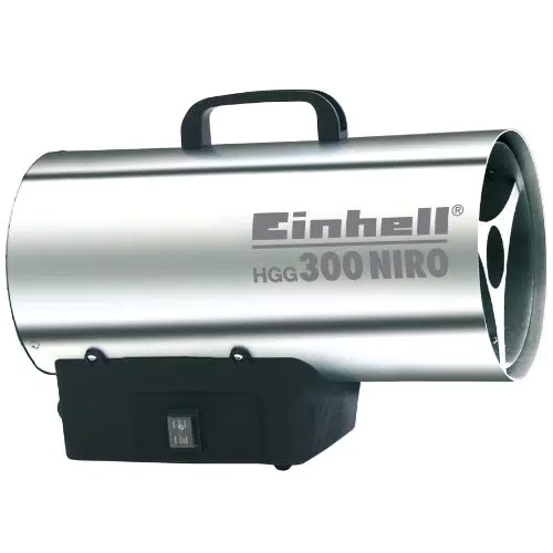 Einhell Heißluftgenerator HGG 300 Niro, Silber, Schwarz