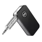 ELECTRIC GIANT Bluetooth Empfänger Bluetooth 5.0 Drahtlos Receiver Tragbare Bluetooth Adapter Audiogeräte für KFZ Auto Lautsprechersystem und Handy mit Stereo 3.5 m AUX 001