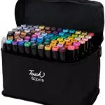 ELOKI 80 Farben Art Marker, Ultrafeiner Pastellstift mit Zwei Spitzen