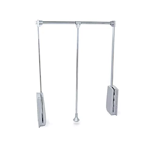 Emuca - Kleiderlift für Schrank, Ausziehbarer Kleiderlift 830-1150mm Breite