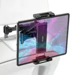 Eono Tablet Halterung Auto Kopfstütze Halterung, Universal Tablet Halter iPad Halterung ausziehbar KFZ Halterung Tablet Autohalterung mit 4