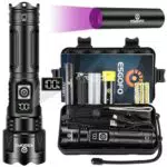 Esgofo LED Taschenlampe Extrem Hell USB C Aufladbar