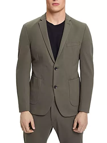 ESPRIT Collection Herren 992eo2g302 Blazer, 355/Dark Khaki